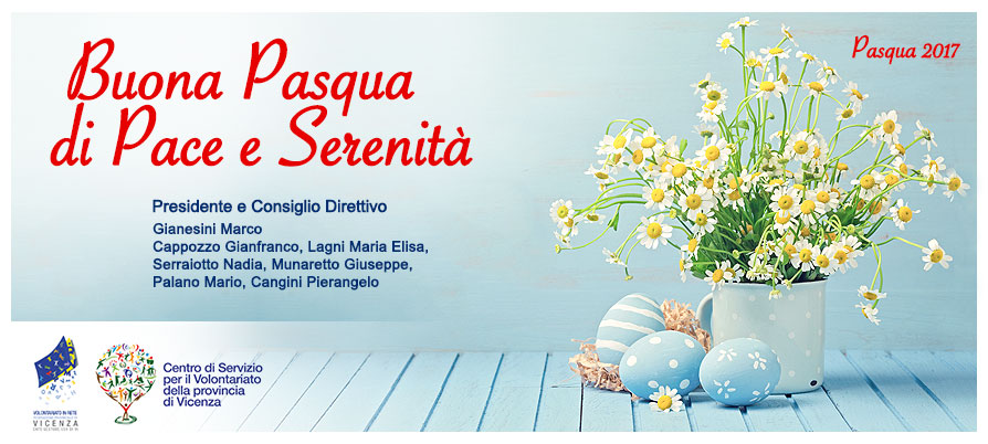 Buona Pasqua dal CSV di Vicenza/></p>
<p> </p>
<p style=