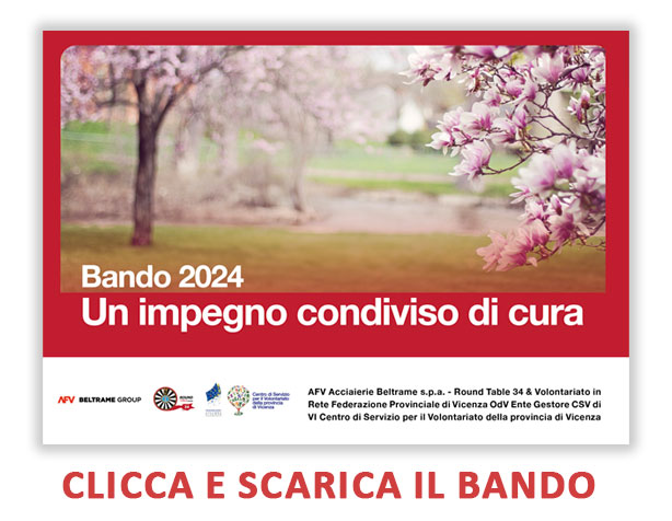 Bando 2024 Un impegno condiviso di cura